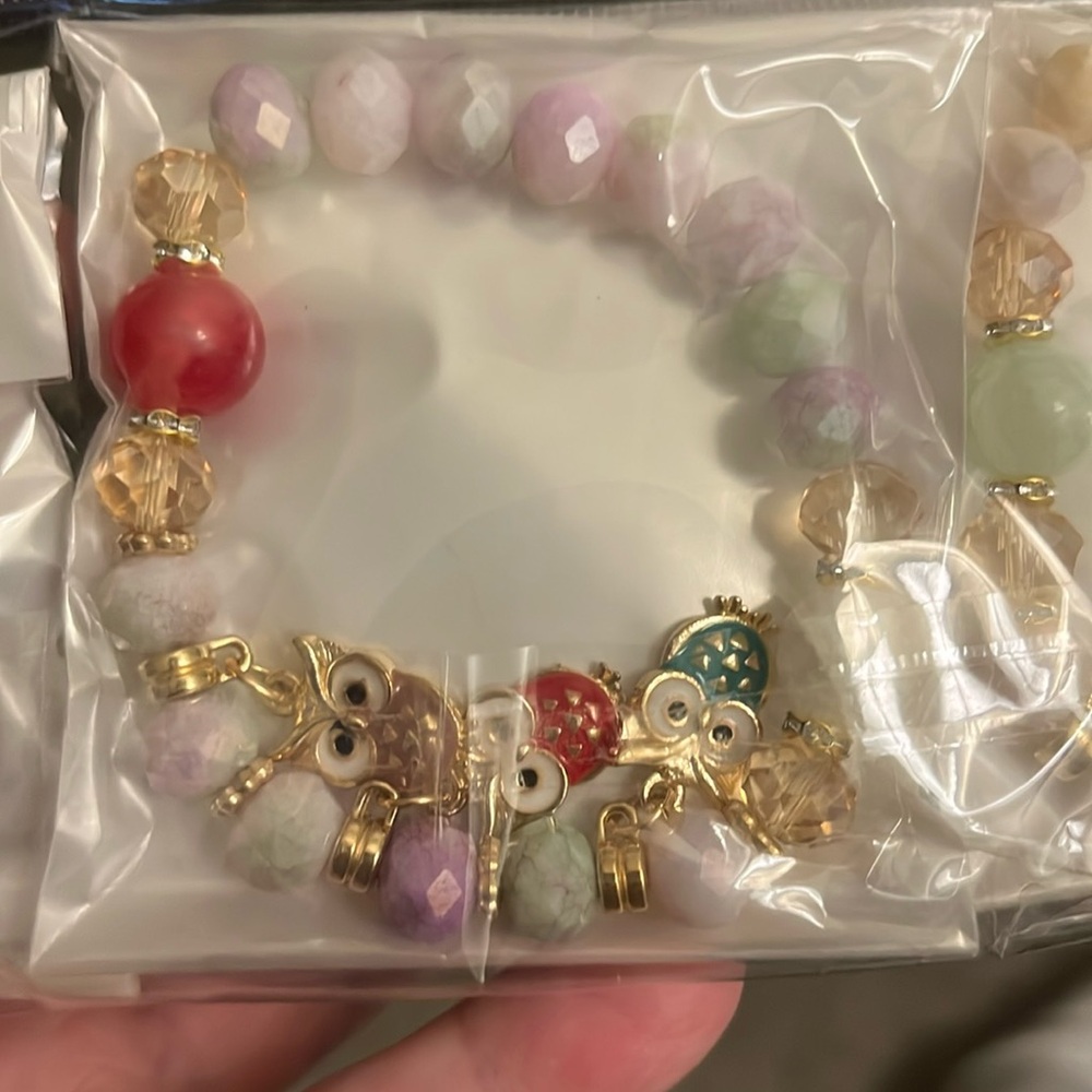 Owl charm bracelets